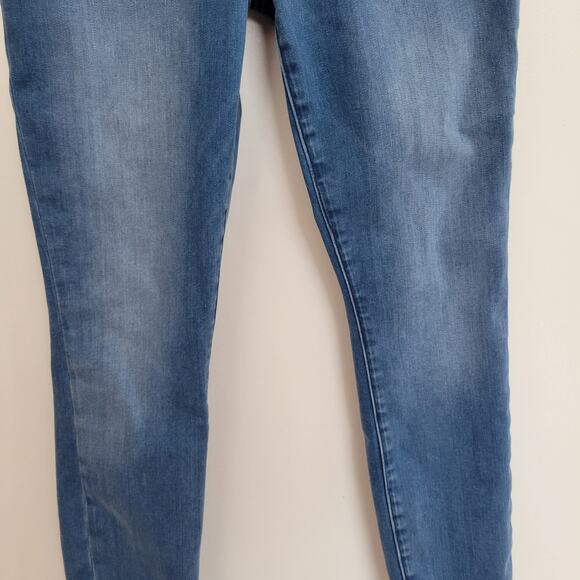 Good American Good Waist Step Hem Skinny Jeans Stretch High Rise Women 8 - Picture 5 of 12